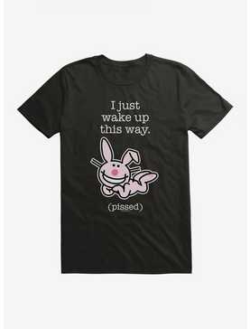 It's Happy Bunny I Wake Up Pissed T-Shirt, , hi-res