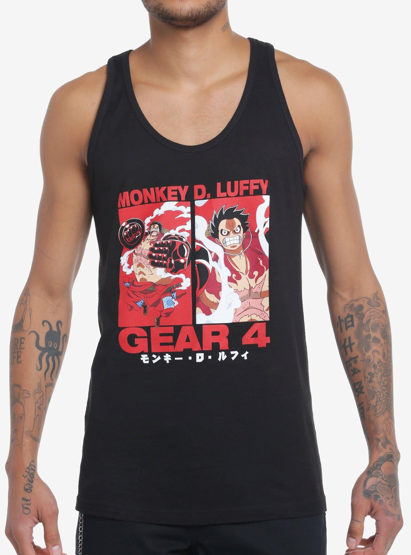 One Piece Luffy Gear 4 Tank Top, BLACK, hi-res