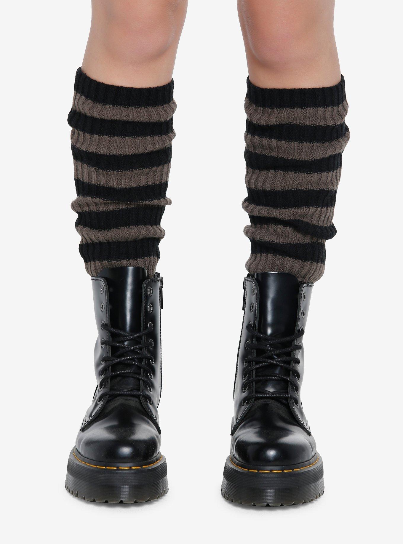Knee High Toe Socks Black Grey High Socks Womens Long Warm Socks