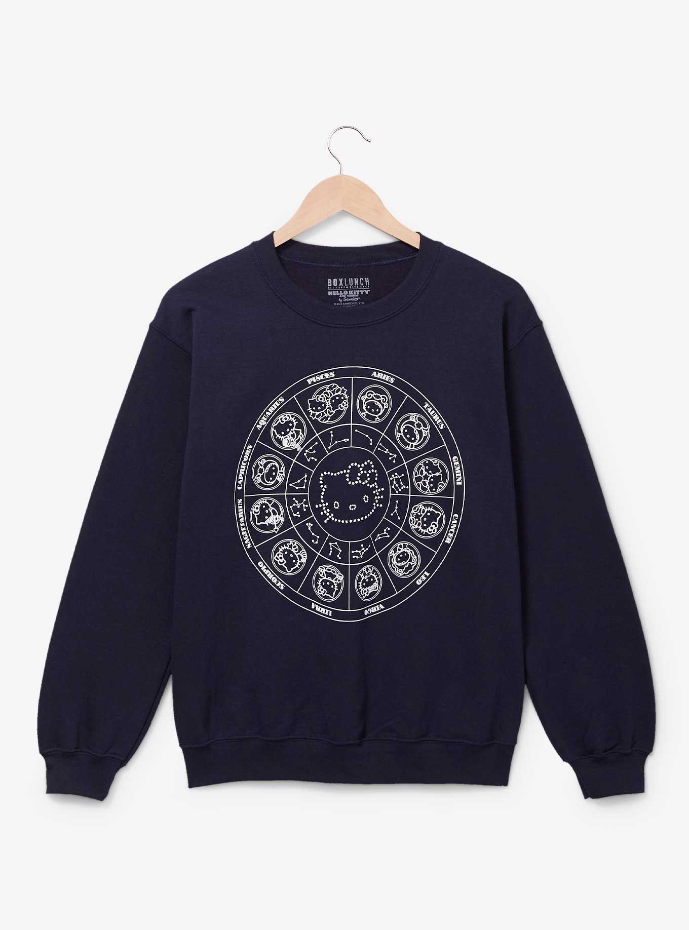 Sanrio Hello Kitty Zodiac Chart Crewneck - BoxLunch Exclusive, , hi-res