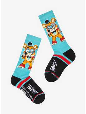 Five Nights At Freddy's Chibi Glamrock Freddy Crew Socks, , hi-res