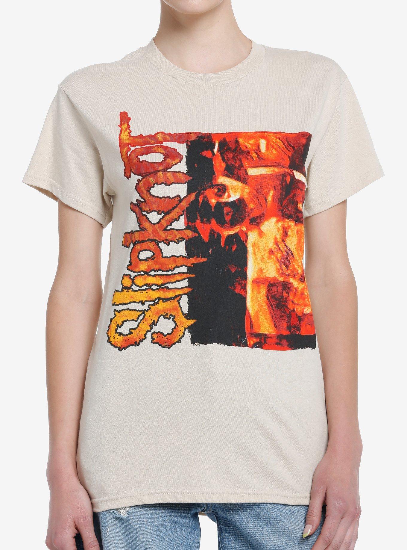 Slipknot Flame Eyes Boyfriend Fit Girls TShirt Hot Topic