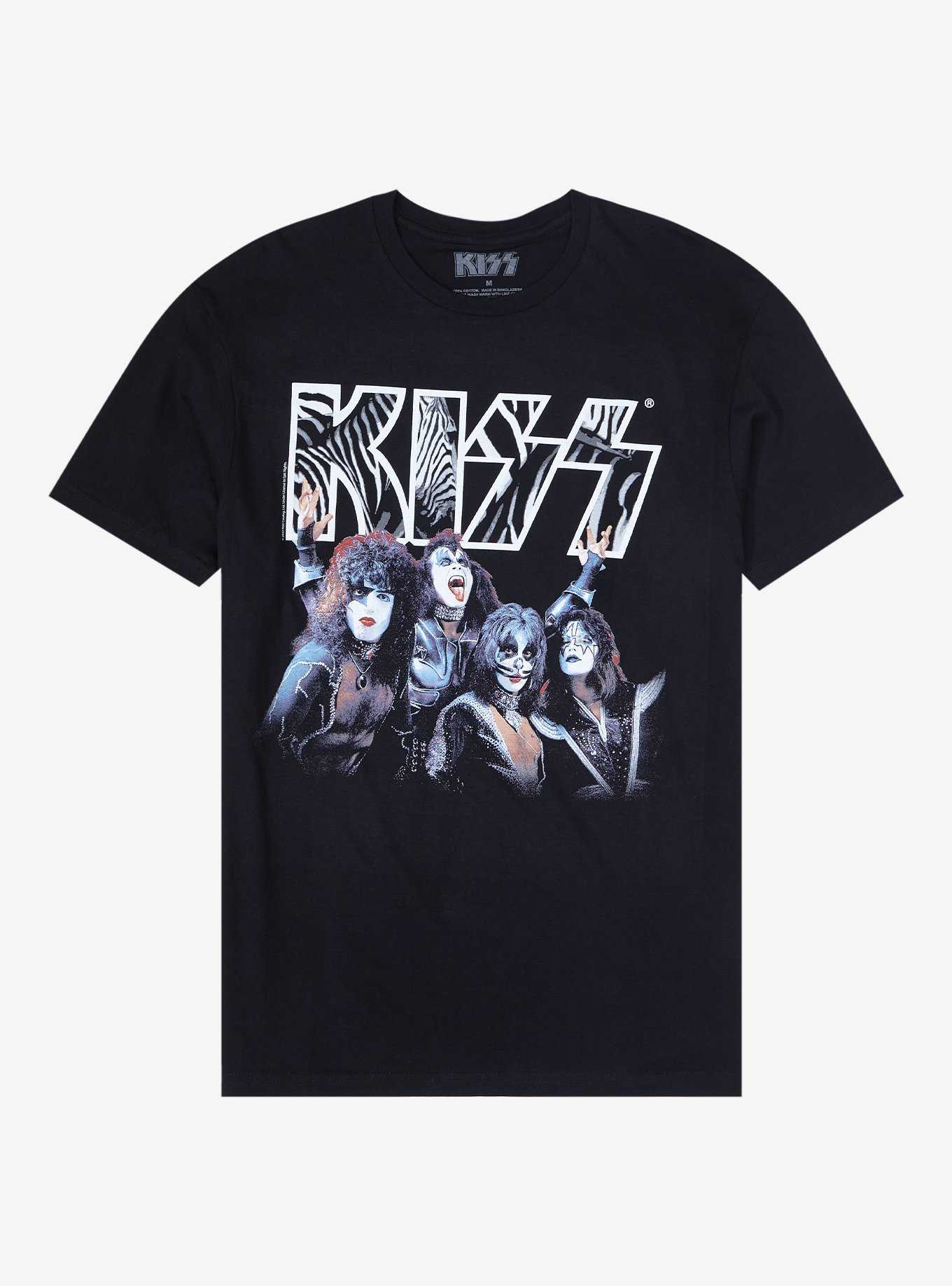 KISS Rock N' Roll Animals Band Photo T-Shirt, , hi-res