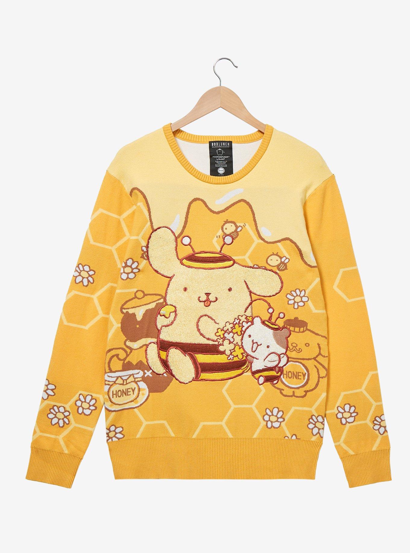 Sanrio Pompompurin Bee Costume Portrait Sweater - BoxLunch Exclusive, , hi-res