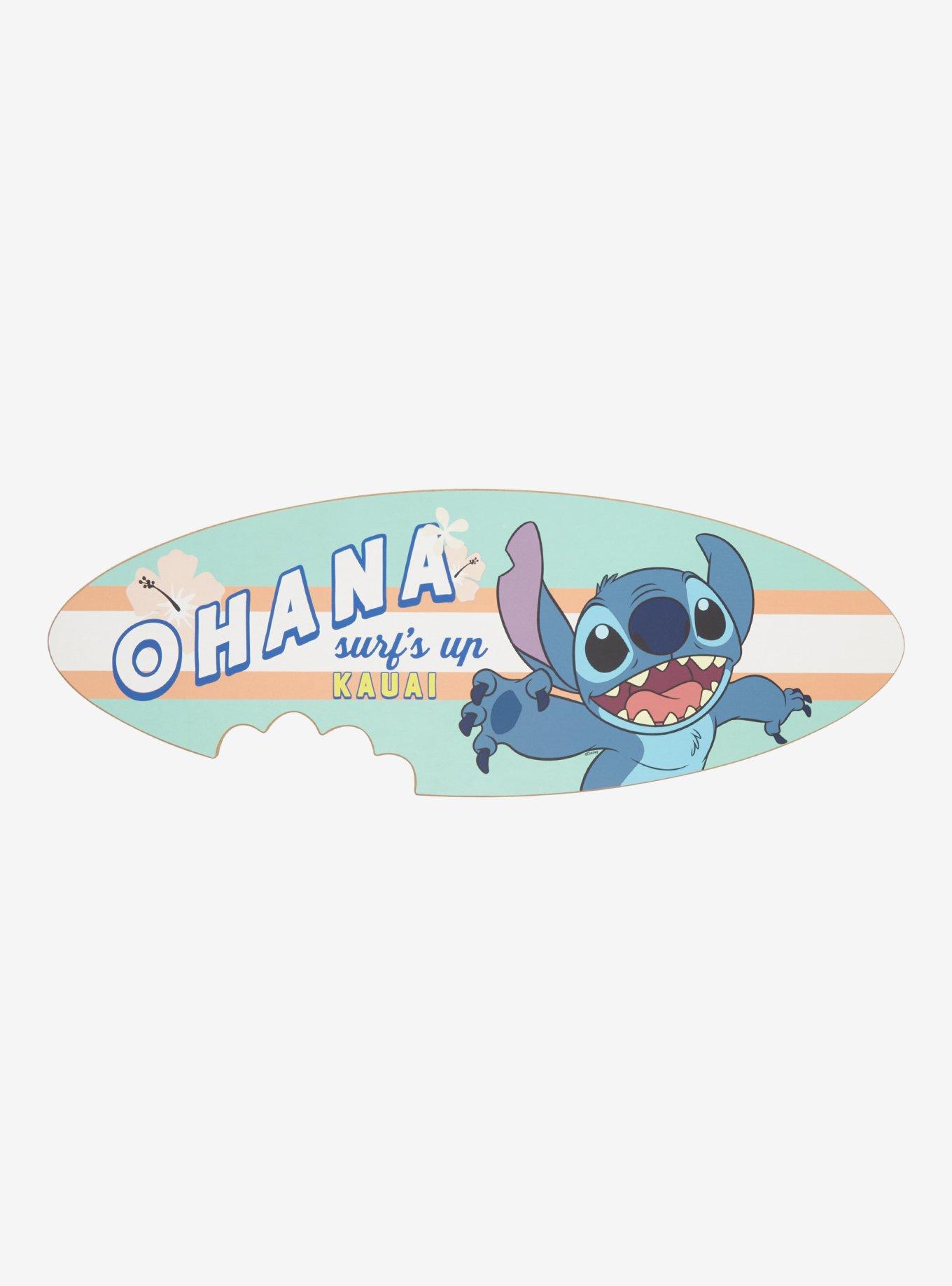 Official Disney Lilo & Stitch Surfboard Wall Art