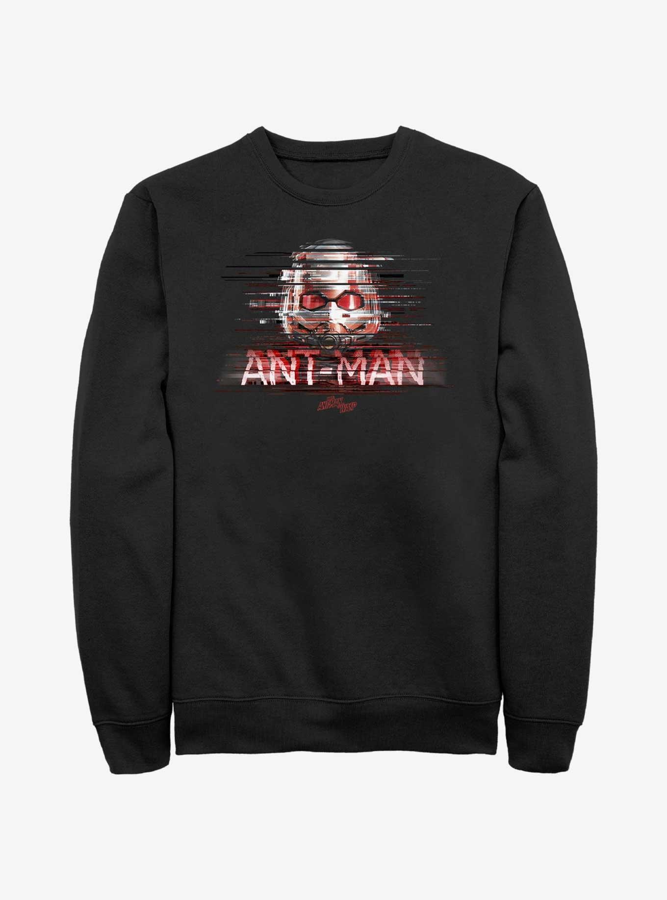 Marvel Ant-Man and the Wasp: Quantumania Ant-Man Glitch Sweatshirt, BLACK, hi-res