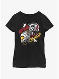 Marvel Ant-Man and the Wasp: Quantumania Helmets Youth Girls T-Shirt, BLACK, hi-res