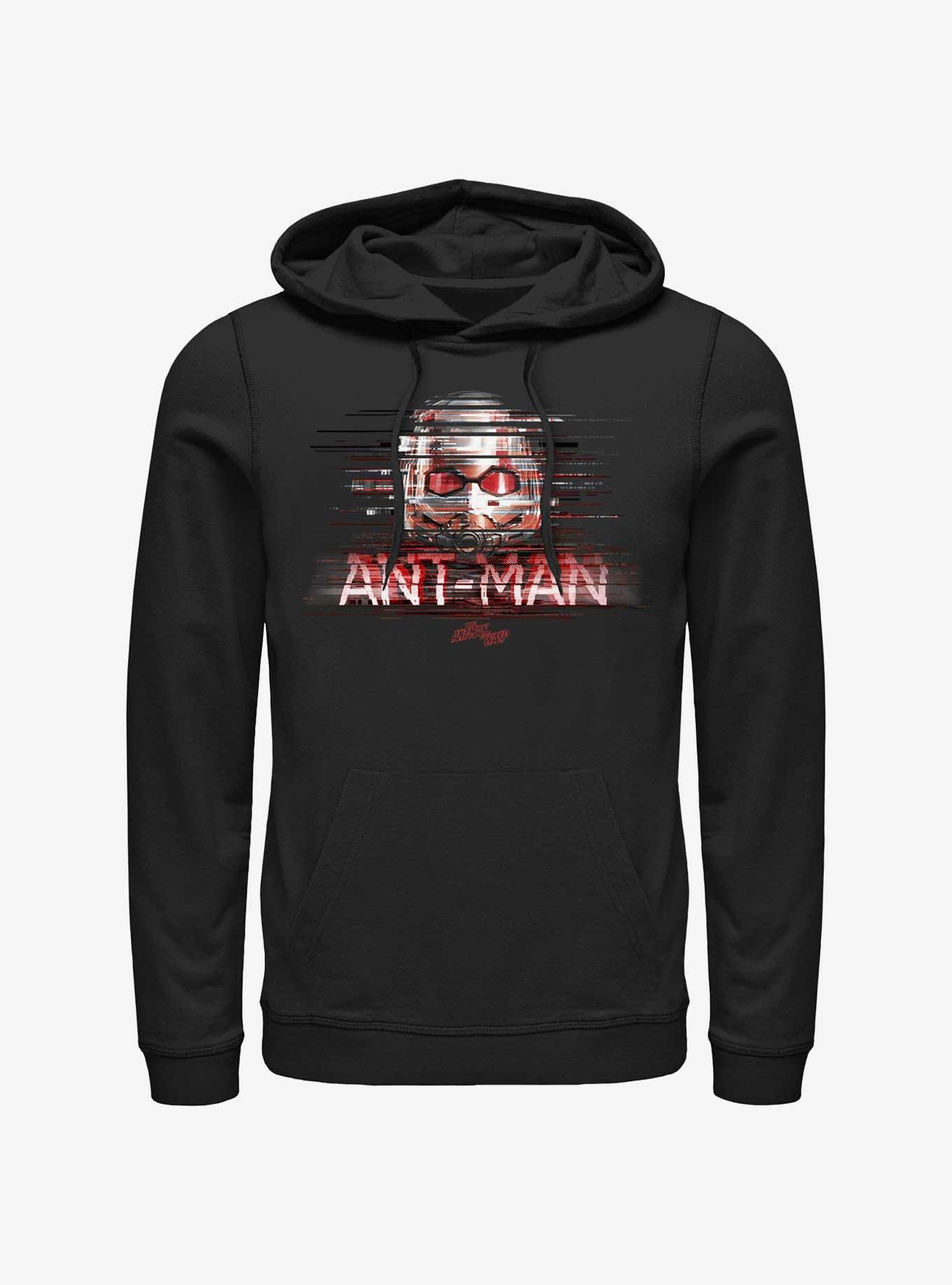 Marvel Ant-Man and the Wasp: Quantumania Ant-Man Glitch Hoodie, BLACK, hi-res