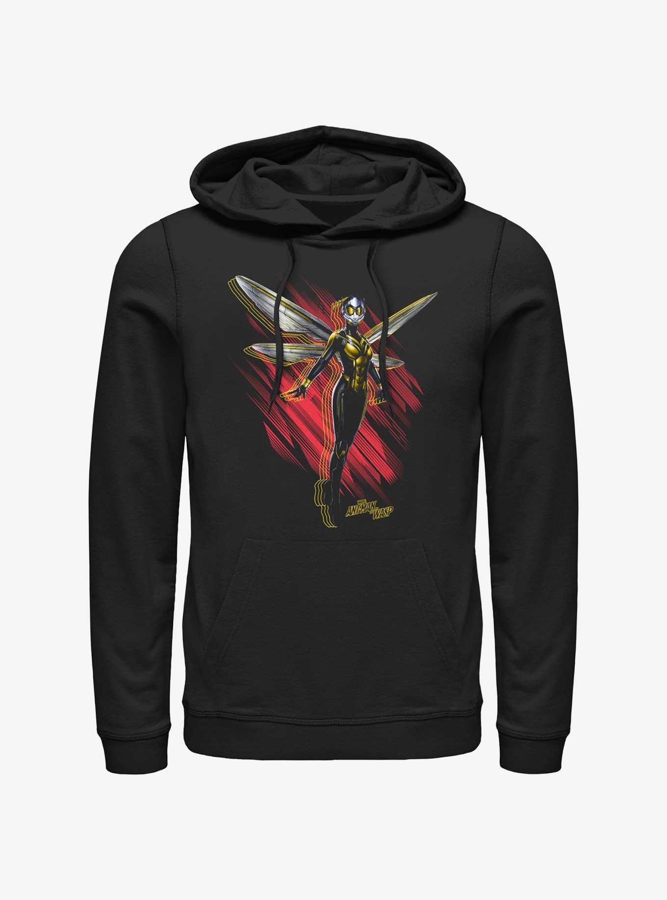 Marvel Ant-Man and the Wasp: Quantumania Wasp Wings Hoodie, BLACK, hi-res