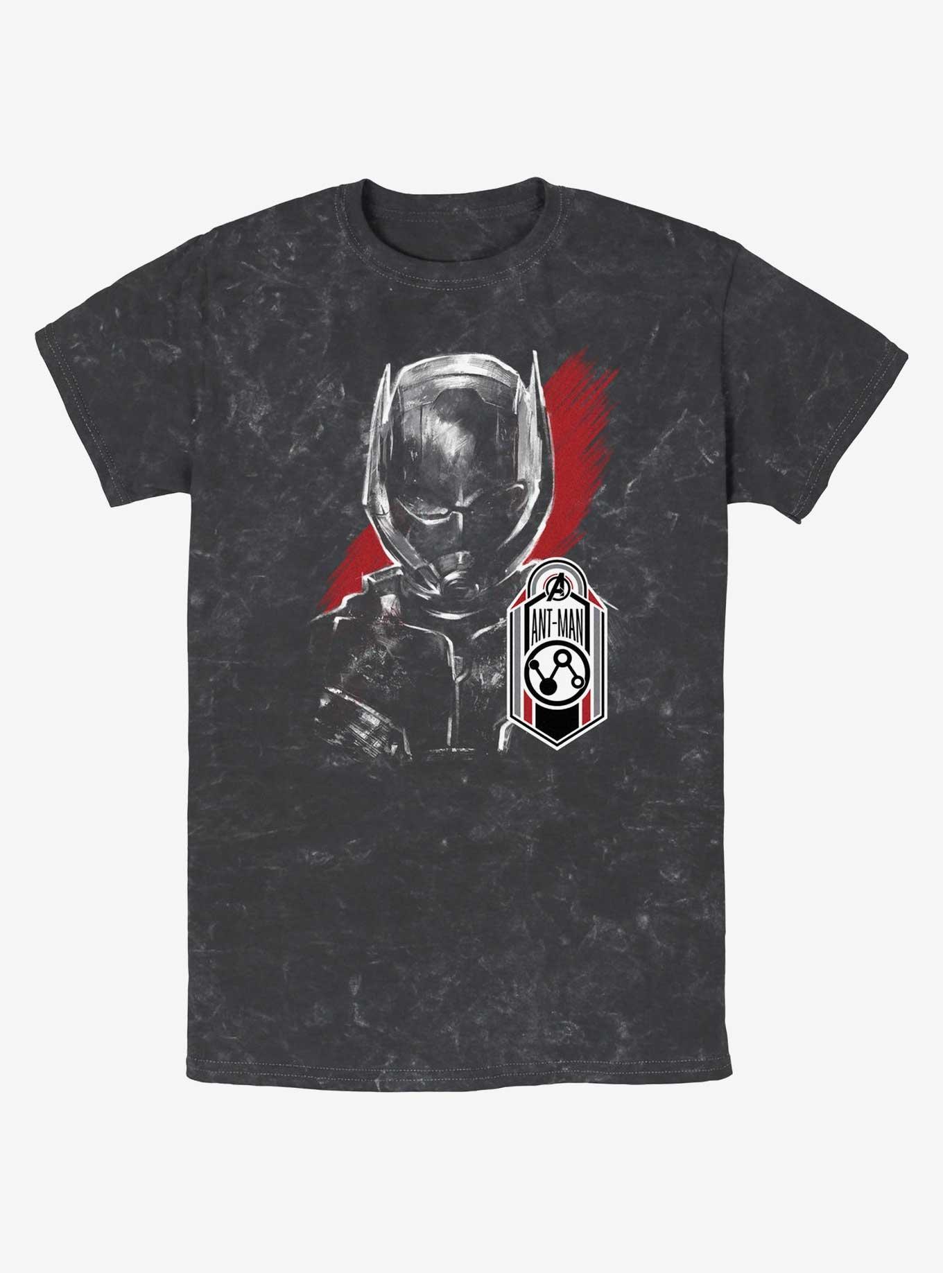 Marvel Ant-Man and the Wasp: Quantumania Ant-Man Tag Mineral Wash T-Shirt, BLACK, hi-res
