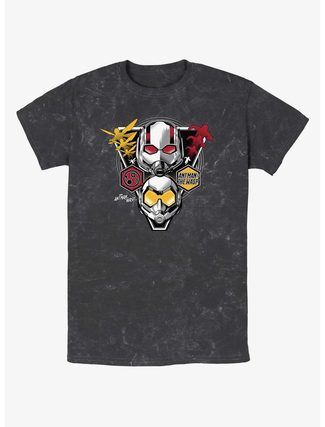 Marvel Ant-Man and the Wasp: Quantumania Hero Duo Mineral Wash T-Shirt, BLACK, hi-res