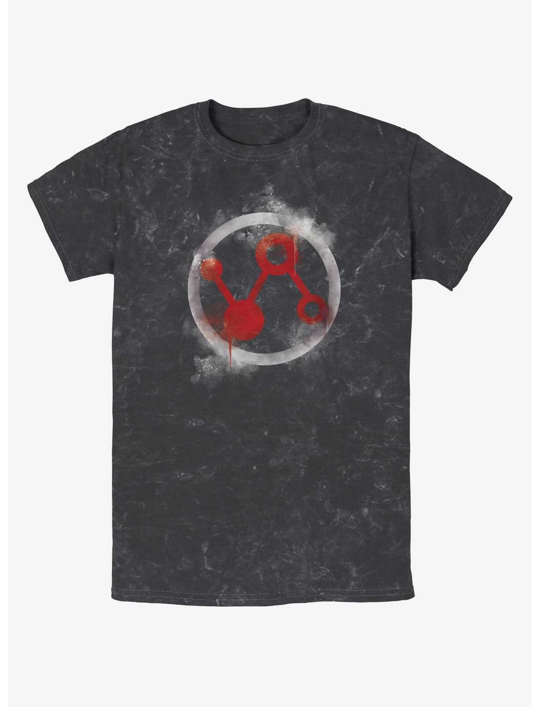Marvel Ant-Man and the Wasp: Quantumania Pym Technologies Icon Mineral Wash T-Shirt, BLACK, hi-res