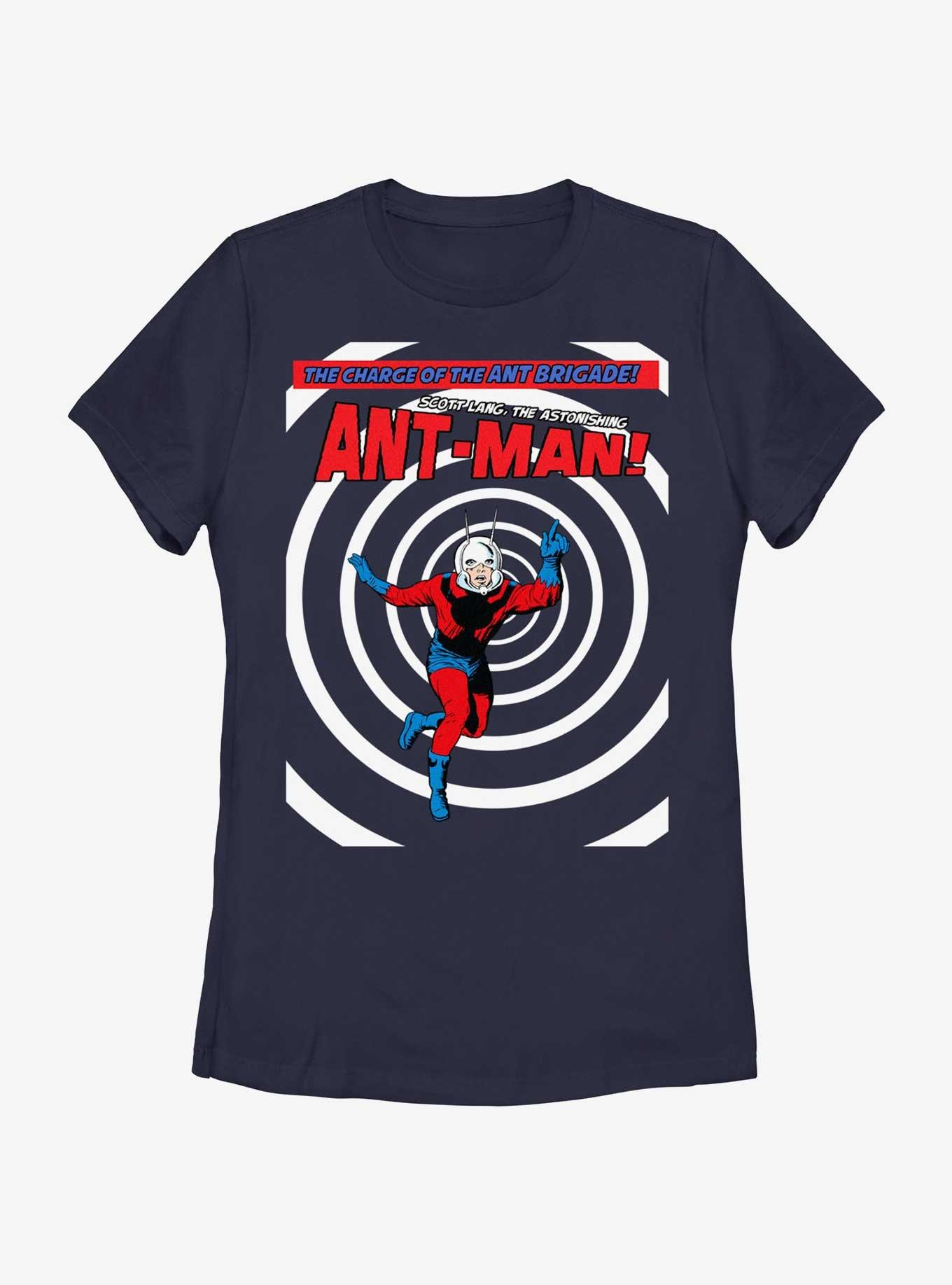 Marvel Ant-Man Ant Brigade Poster Womens T-Shirt, NAVY, hi-res