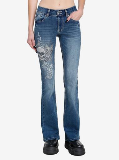 パンツ [sensualsick] Cross embroided bootcut pants sensualsick] Cross embroided bootcut pants (パンツ