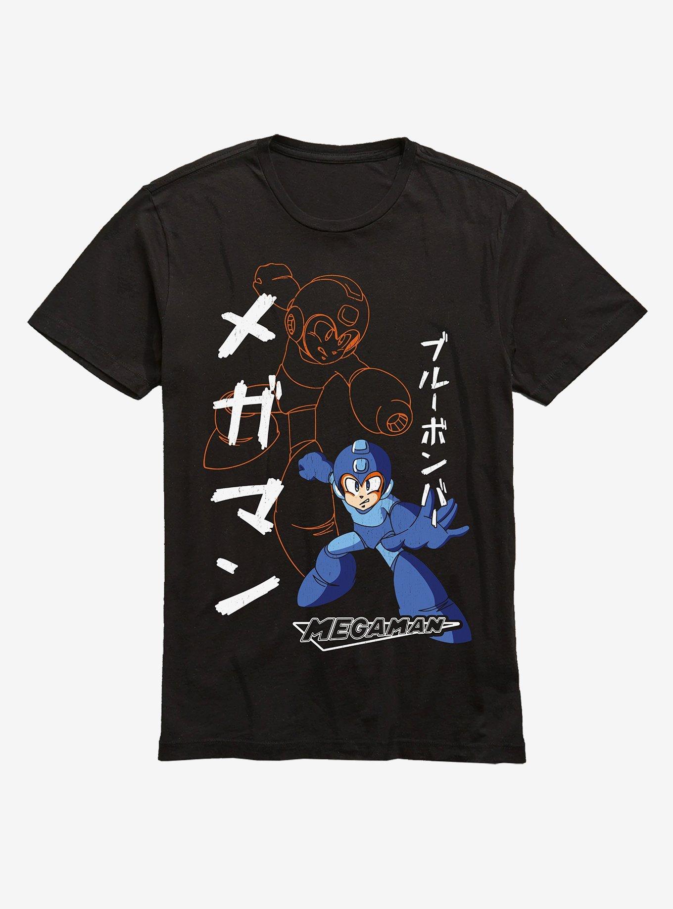 Mega Man Poses T-Shirt, BLACK, hi-res