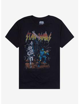 Plus Size Star Wars Heavy Metal Font Vintage Style T-Shirt, , hi-res