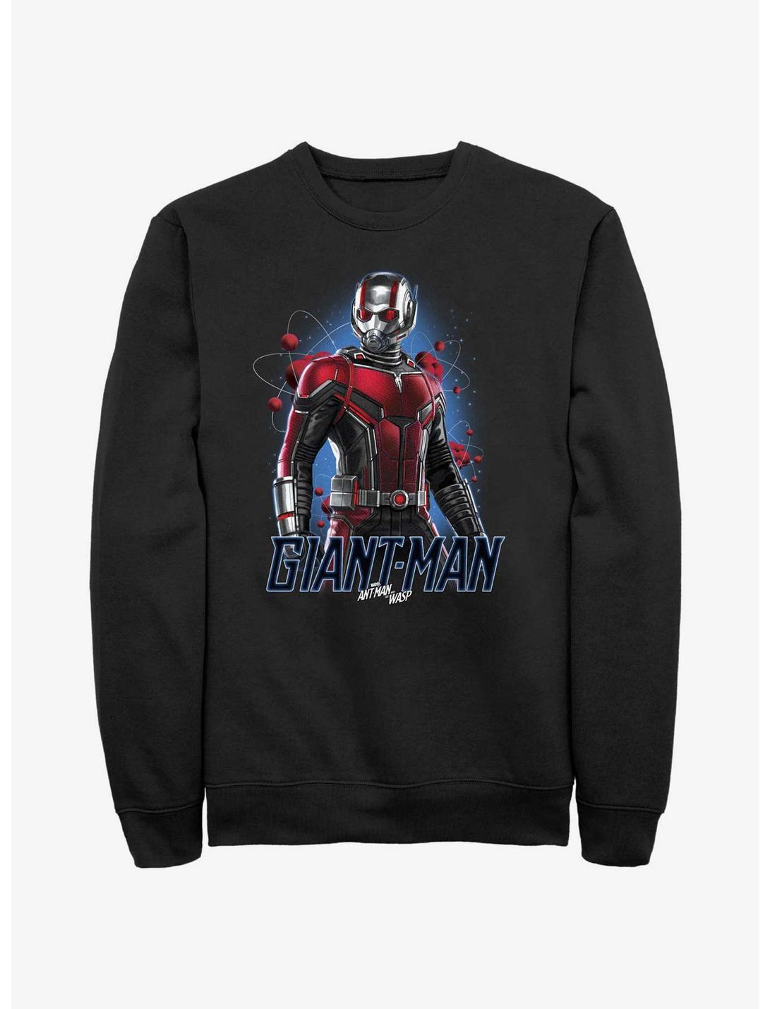 Marvel Ant-Man and the Wasp: Quantumania Giant-Man Atom Sweatshirt, BLACK, hi-res