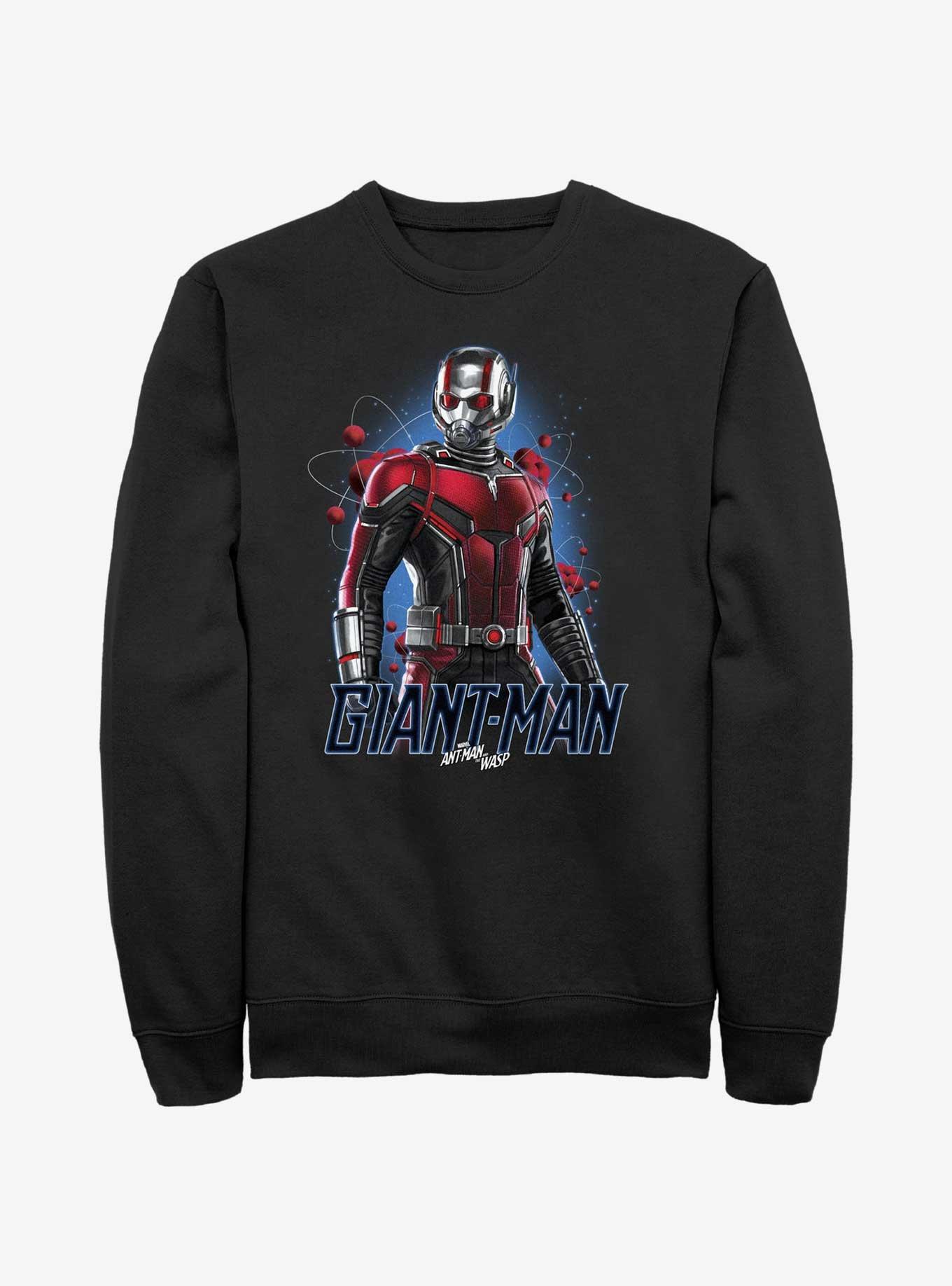 Marvel Ant-Man and the Wasp: Quantumania Giant-Man Atom Sweatshirt, BLACK, hi-res