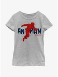 Marvel Ant-Man Text Pop Ant-Man Youth Girls T-Shirt, ATH HTR, hi-res