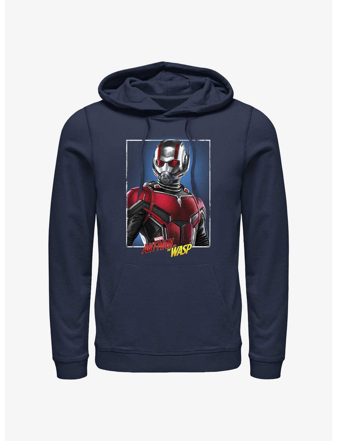 Marvel Ant-Man and the Wasp: Quantumania Ant-Man Portrait Hoodie, NAVY, hi-res