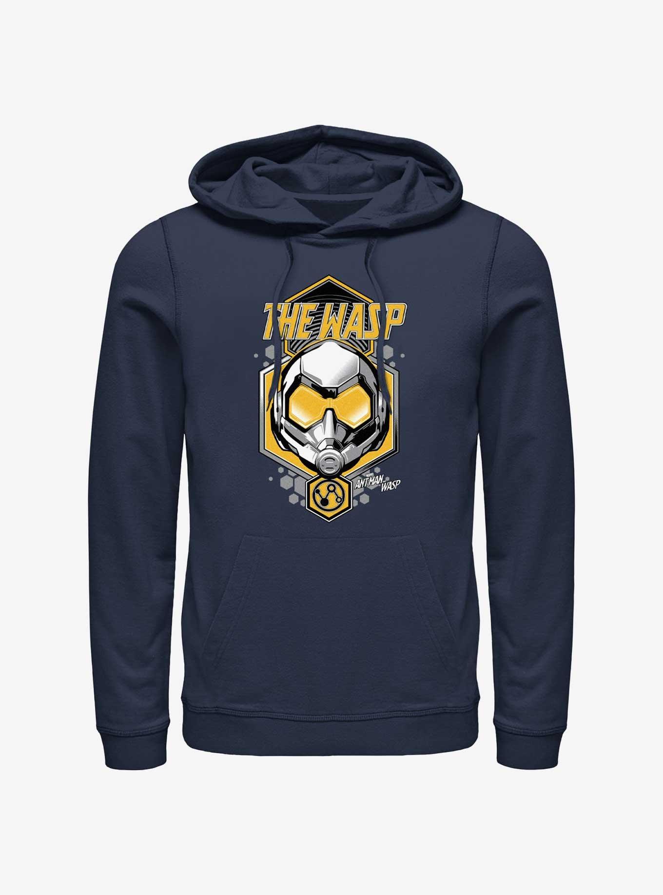 Marvel Ant-Man and the Wasp: Quantumania Wasp Shield Hoodie, NAVY, hi-res
