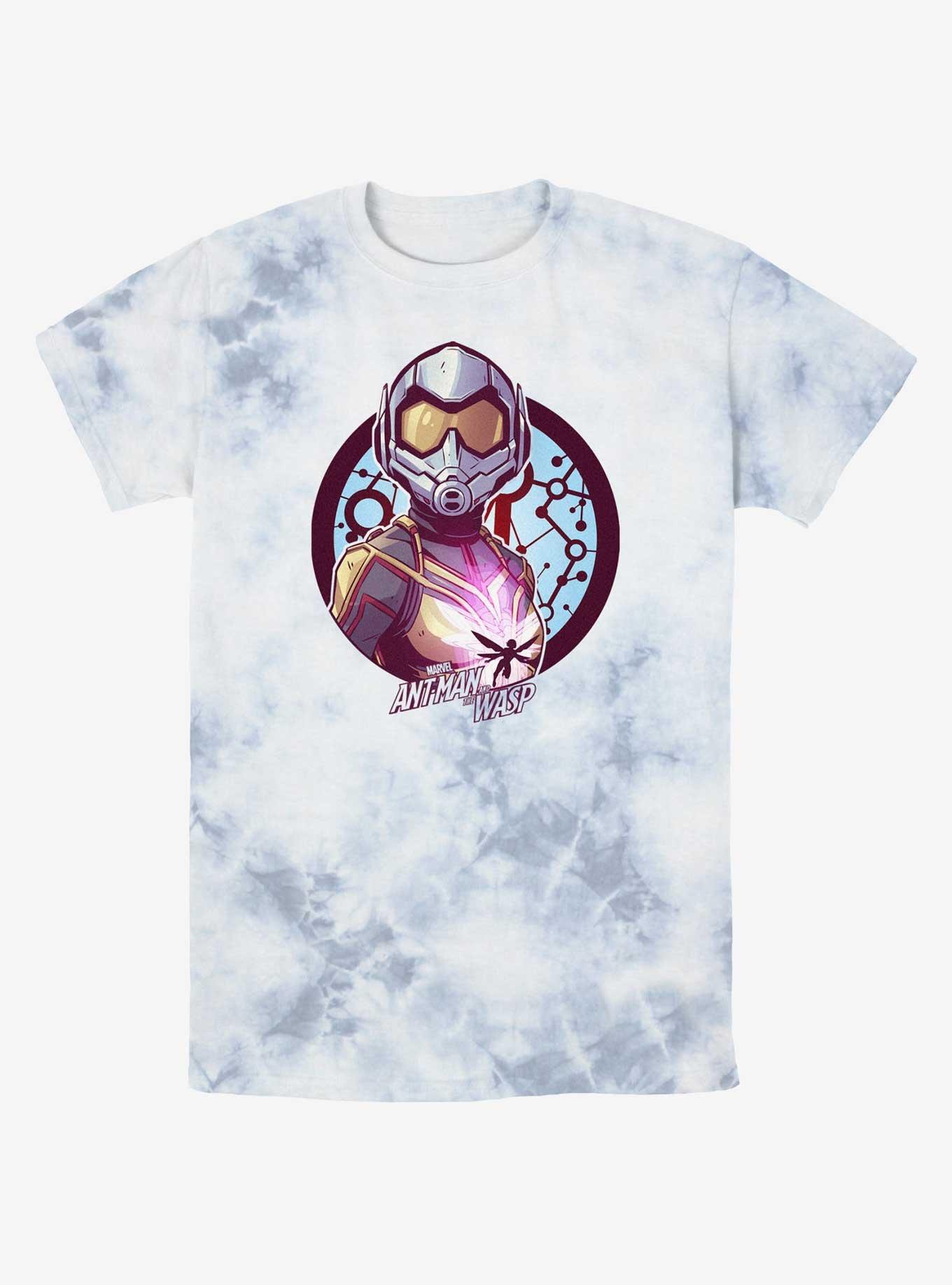 Marvel Ant-Man and the Wasp: Quantumania Wasp Badge Tie-Dye T-Shirt, , hi-res