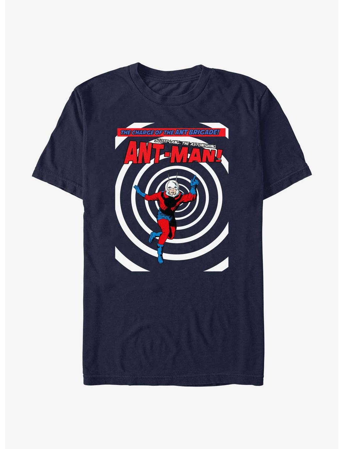 Marvel Ant-Man Ant Brigade Poster T-Shirt, NAVY, hi-res
