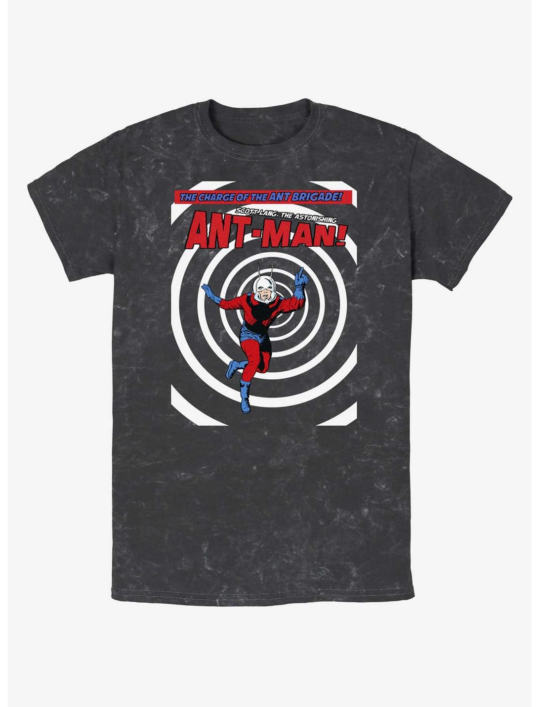 Marvel Ant-Man Ant Brigade Poster Mineral Wash T-Shirt, BLACK MINERAL WASH, hi-res