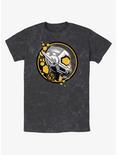 Marvel Ant-Man and the Wasp: Quantumania Wasp Stamp Mineral Wash T-Shirt, BLACK MINERAL WASH, hi-res