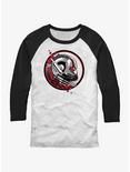 Marvel Ant-Man and the Wasp: Quantumania Ant Stamp Raglan T-Shirt, WHTBLK, hi-res