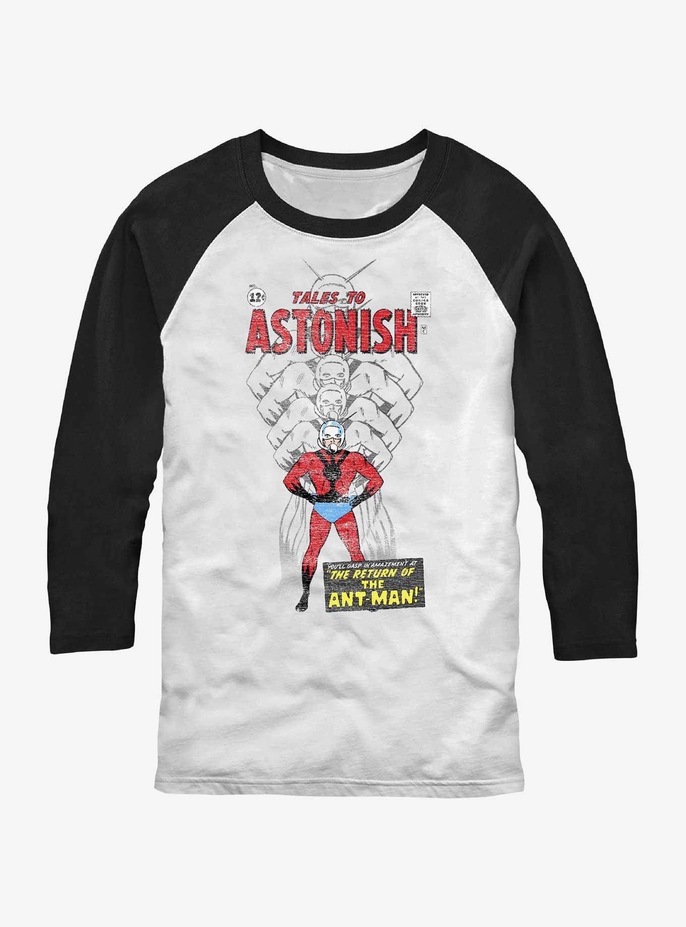 Marvel Ant-Man Classic Ant-Man Raglan T-Shirt, WHTBLK, hi-res