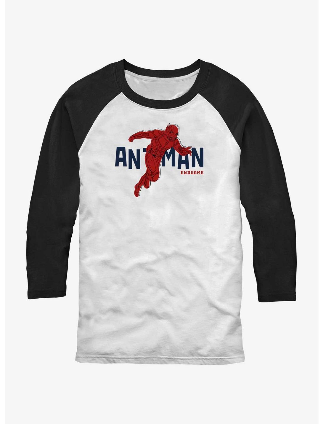 Marvel Ant-Man Text Pop Ant-Man Raglan T-Shirt, WHTBLK, hi-res