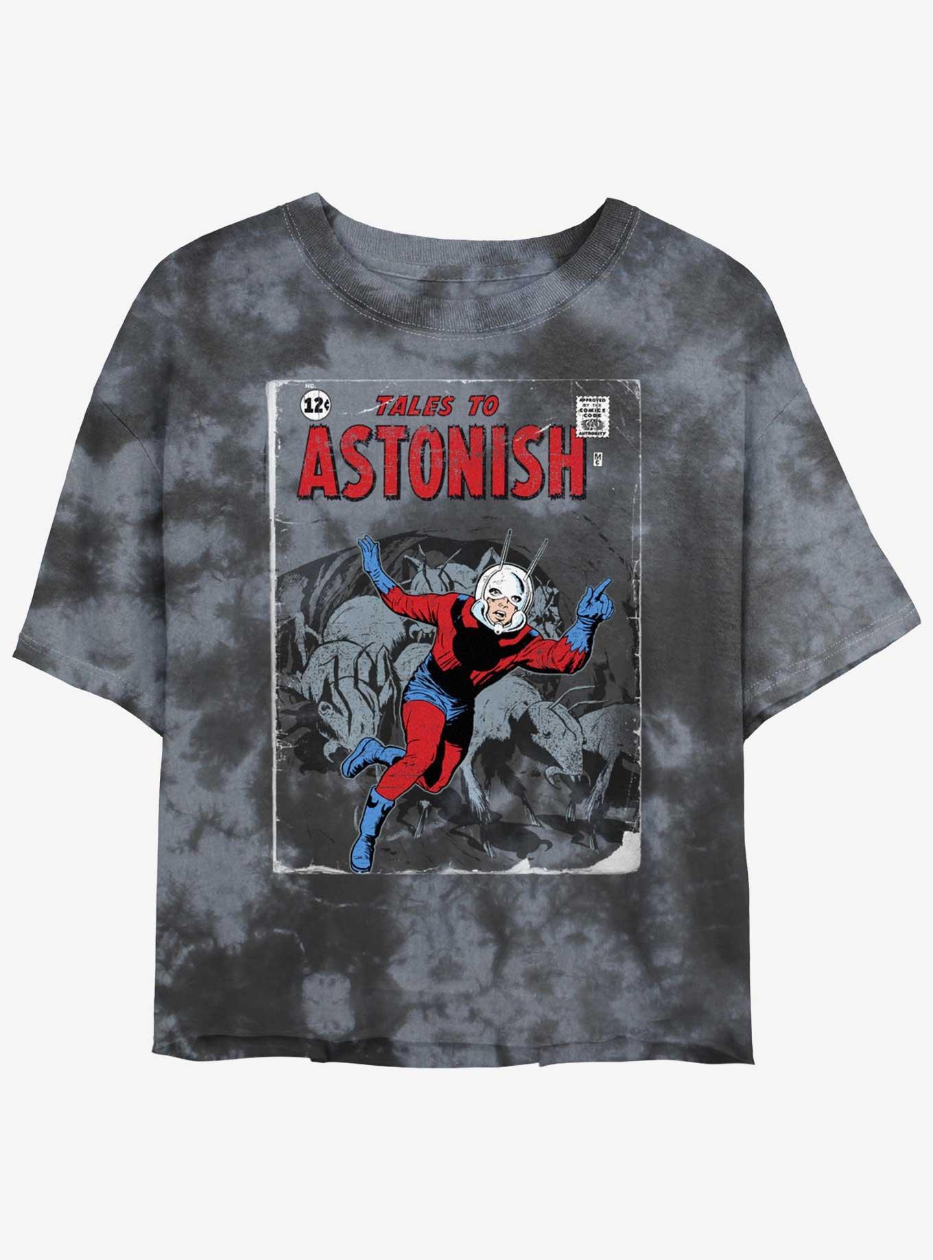 Marvel Ant-Man Ant Tales Comic Cover Tie-Dye Womens Crop T-Shirt, , hi-res