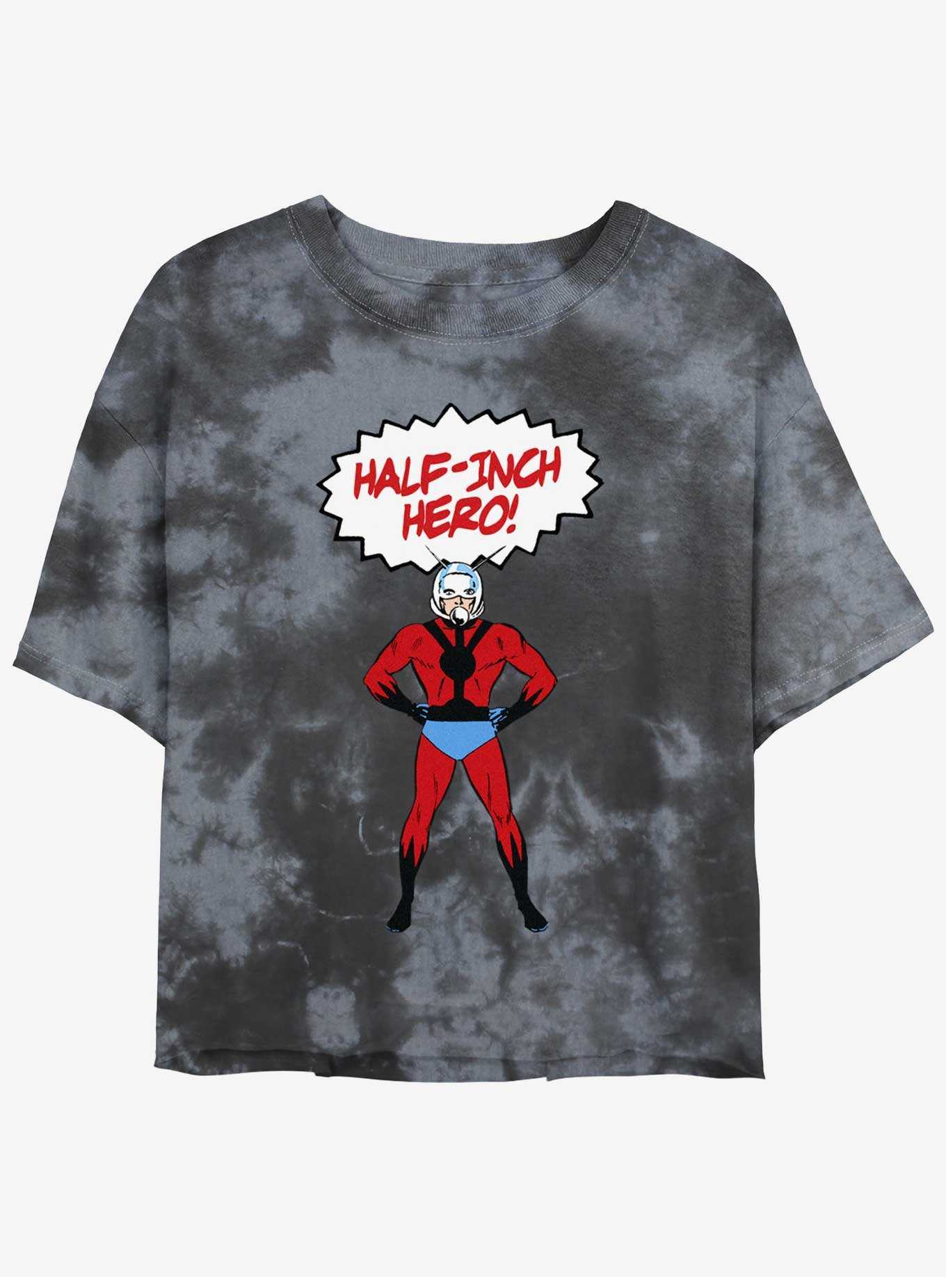 Marvel Ant-Man Half-Inch Hero Tie-Dye Womens Crop T-Shirt, , hi-res