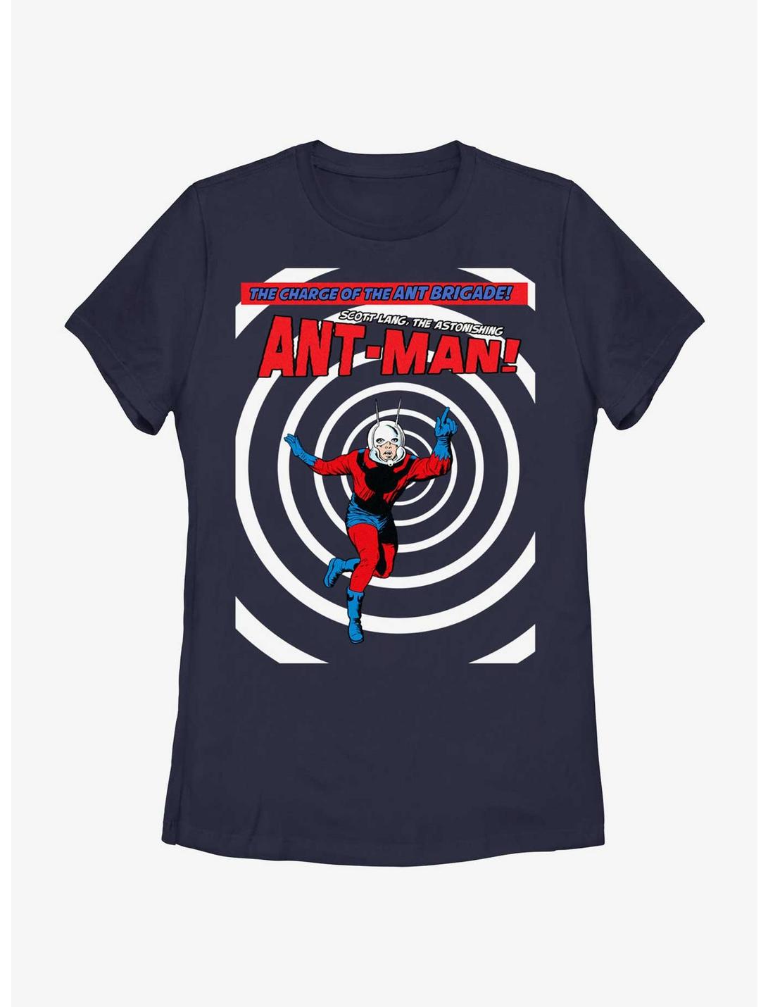 Marvel Ant-Man Ant Brigade Poster Womens T-Shirt, NAVY, hi-res