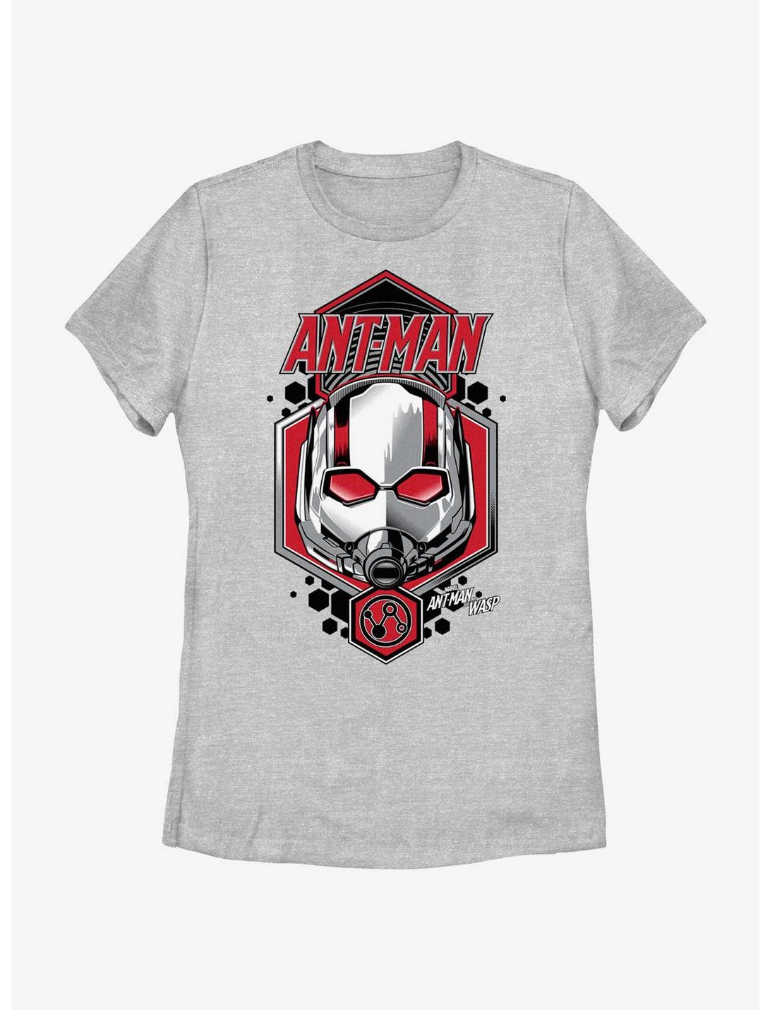 Marvel Ant-Man and the Wasp: Quantumania Ant-Man Shield Womens T-Shirt, ATH HTR, hi-res