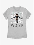 Marvel Ant-Man Floral Wasp Womens T-Shirt, ATH HTR, hi-res