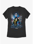 Marvel Ant-Man and the Wasp: Quantumania The Wasp Atom Womens T-Shirt, BLACK, hi-res