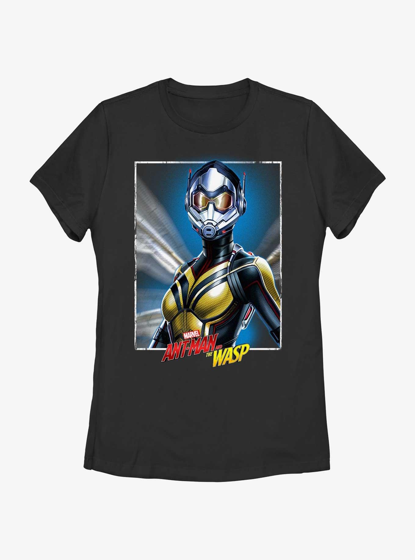 Marvel Ant-Man and the Wasp: Quantumania Wasp Portrait Womens T-Shirt, BLACK, hi-res