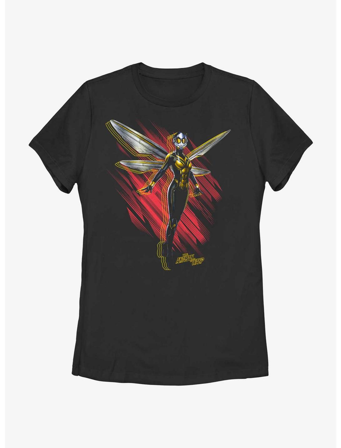 Marvel Ant-Man and the Wasp: Quantumania Wasp Wings Womens T-Shirt, BLACK, hi-res