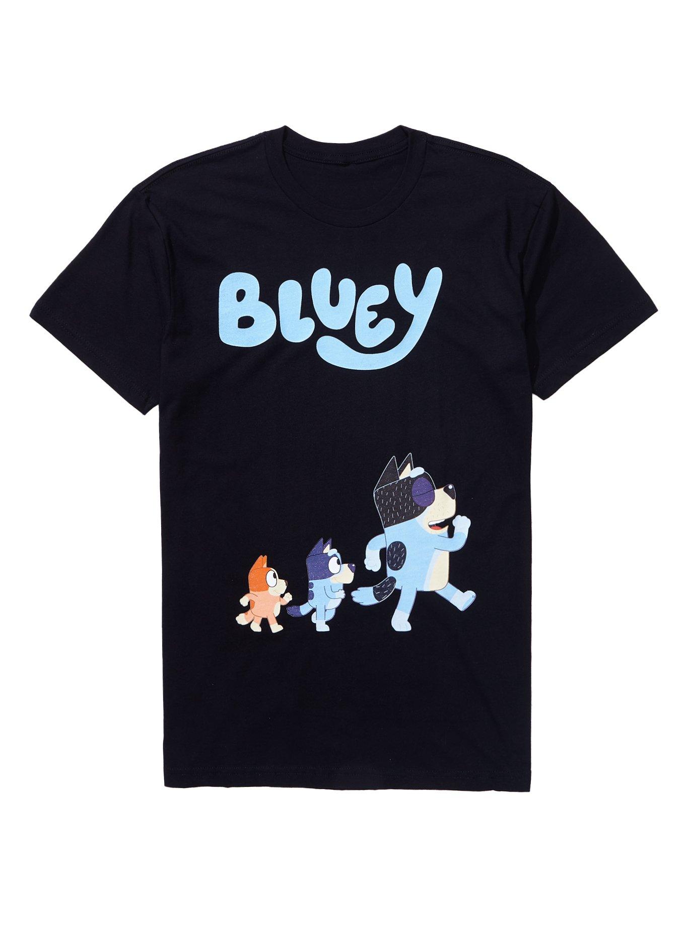 Bluey Dad Mens Graphic T-Shirt Bandit X-Small