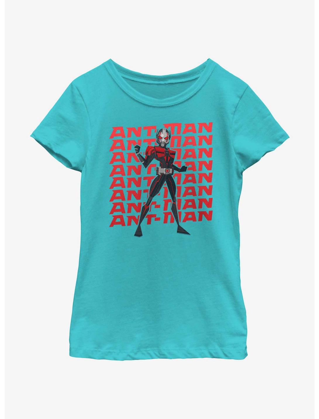Marvel Ant-Man and the Wasp: Quantumania Action Pose Youth Girls T-Shirt, TAHI BLUE, hi-res
