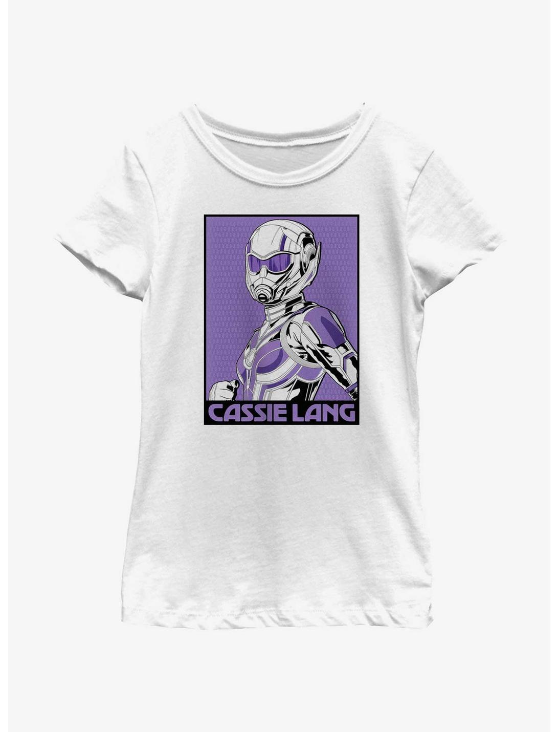 Marvel Ant-Man and the Wasp: Quantumania Cassie Lang Poster Youth Girls T-Shirt, WHITE, hi-res