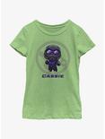 Marvel Ant-Man and the Wasp: Quantumania Chibi Quantum Cassie Badge Youth Girls T-Shirt, GRN APPLE, hi-res