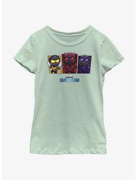 Marvel Ant-Man and the Wasp: Quantumania Chibi Heroes Youth Girls T-Shirt, , hi-res