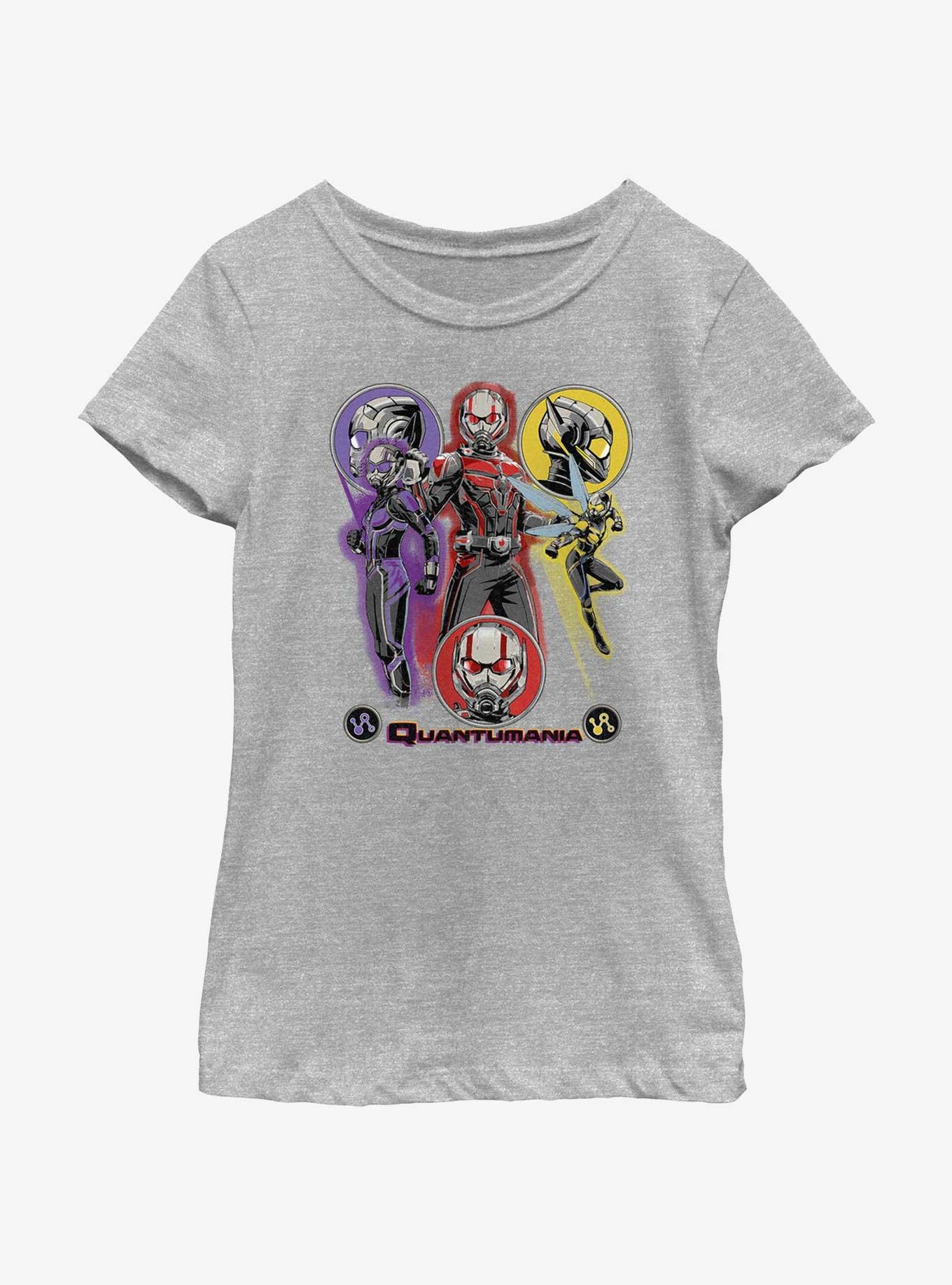Marvel Ant-Man and the Wasp: Quantumania Triple A-Team Youth T-Shirt - GREY | BoxLunch