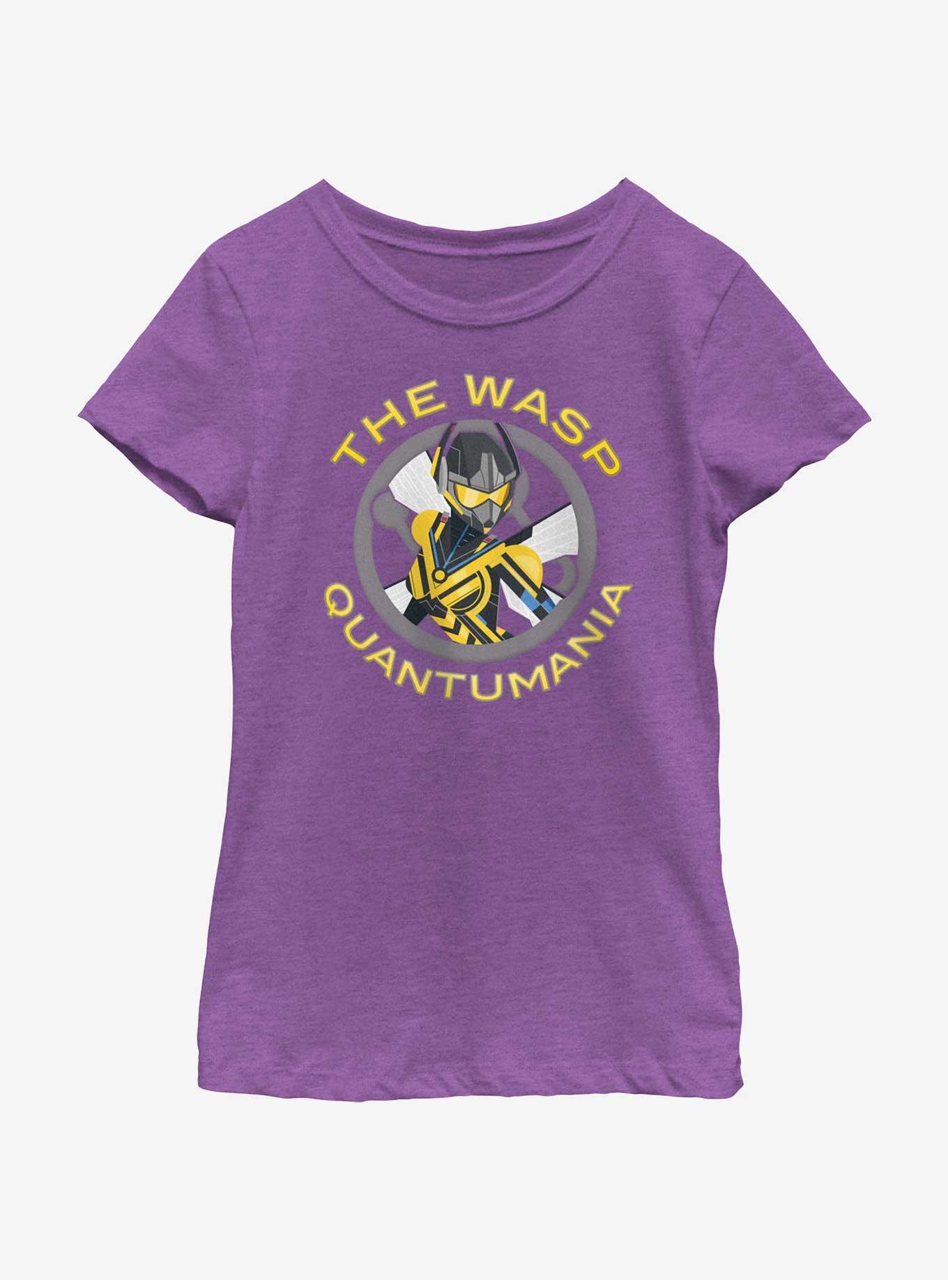 Marvel Ant-Man and the Wasp: Quantumania Wasp Badge Youth Girls T-Shirt, , hi-res