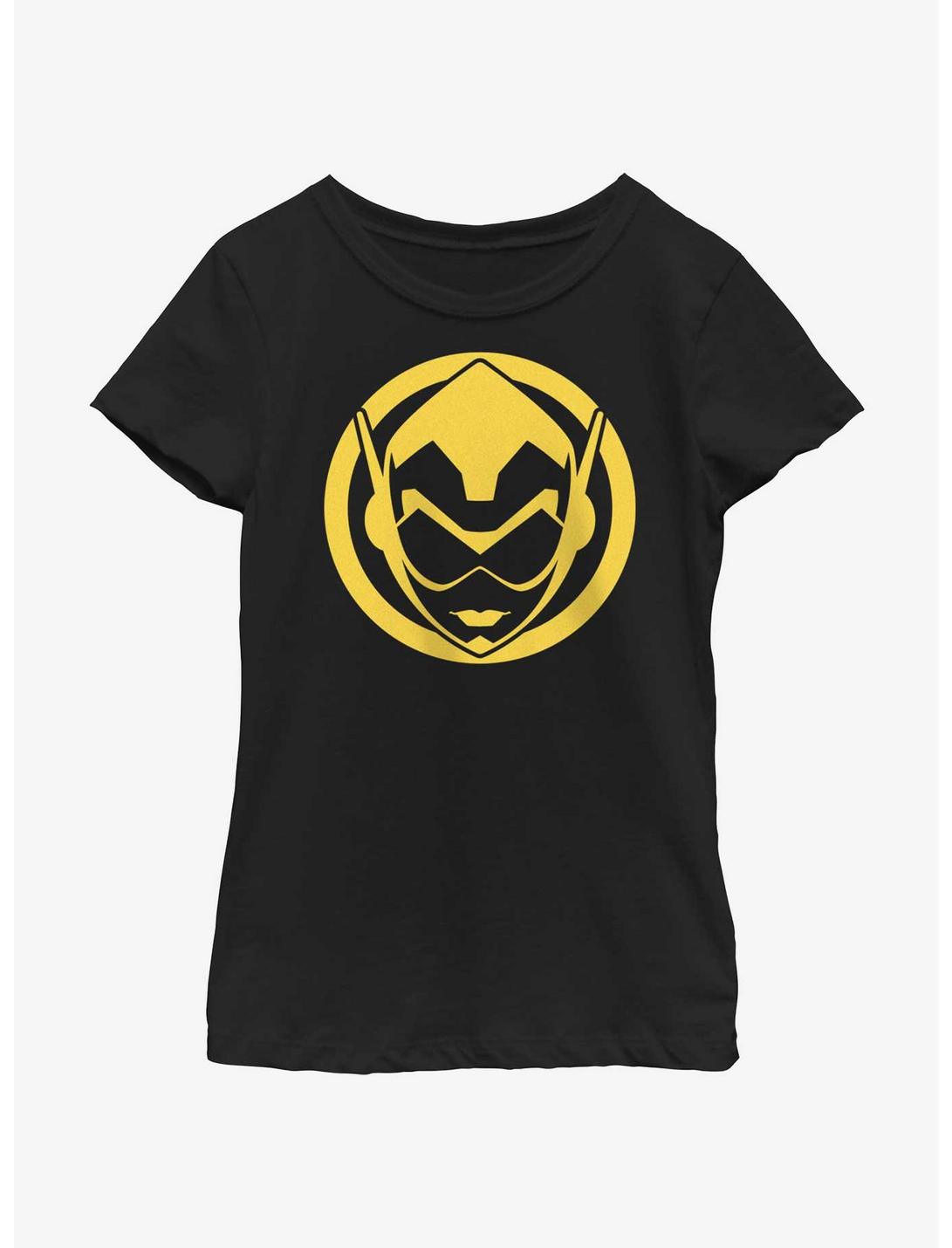 Marvel Ant-Man and the Wasp: Quantumania Wasp Icon Youth Girls T-Shirt, BLACK, hi-res