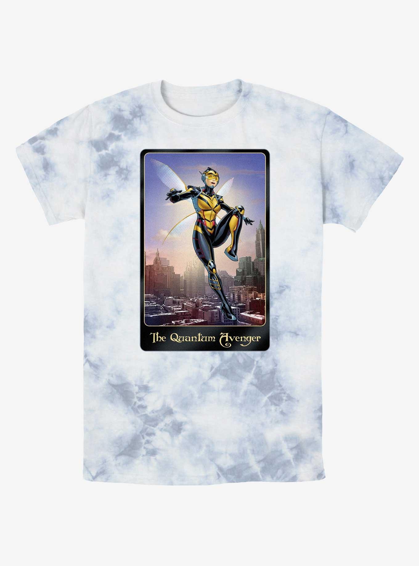 Marvel Ant-Man and the Wasp: Quantumania The Quantum Avenger Wasp Tie-Dye T-Shirt, WHITEBLUE, hi-res