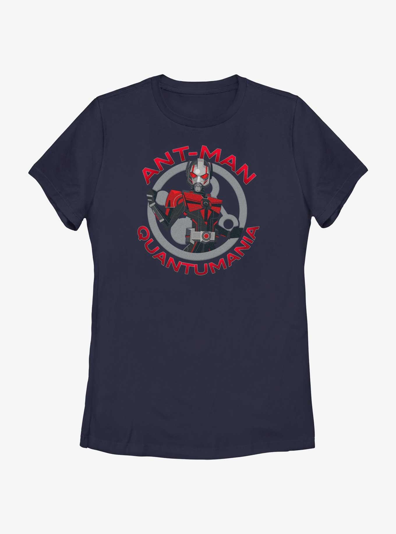 Marvel Ant-Man and the Wasp: Quantumania Ant-Man Badge Womens T-Shirt, NAVY, hi-res